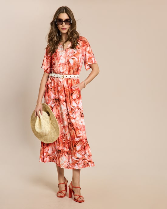 Produktabbildung für Maxikleid mit Flügelärmel