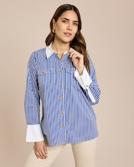 Produktabbildung für Bluse mit breiten Manschetten