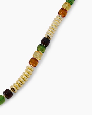 Produktabbildung 3 für Collier mit Bernstein & Hämatit