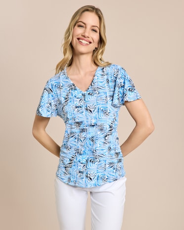 Produktabbildung für Shirt mit Ethno-Druck