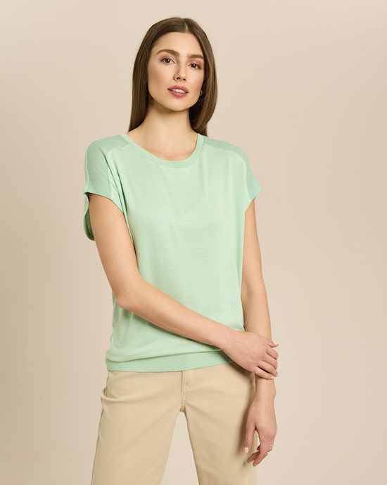 Produktabbildung für Shirt mit Metallic-Detail