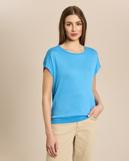 Produktabbildung für Shirt mit Metallic-Detail