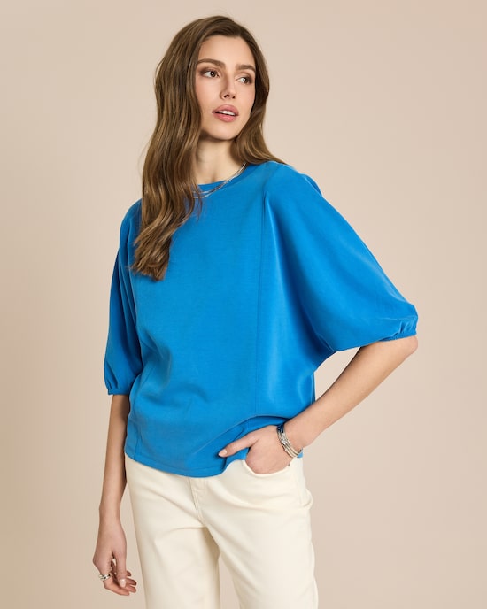 Produktabbildung für Sweatshirt mit Fledermausarm