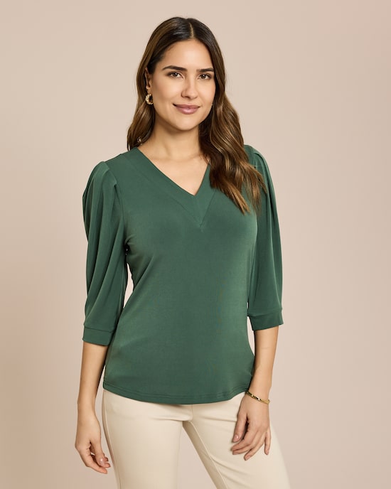 Produktabbildung für Shirt mit V-Ausschnitt Women Deluxe