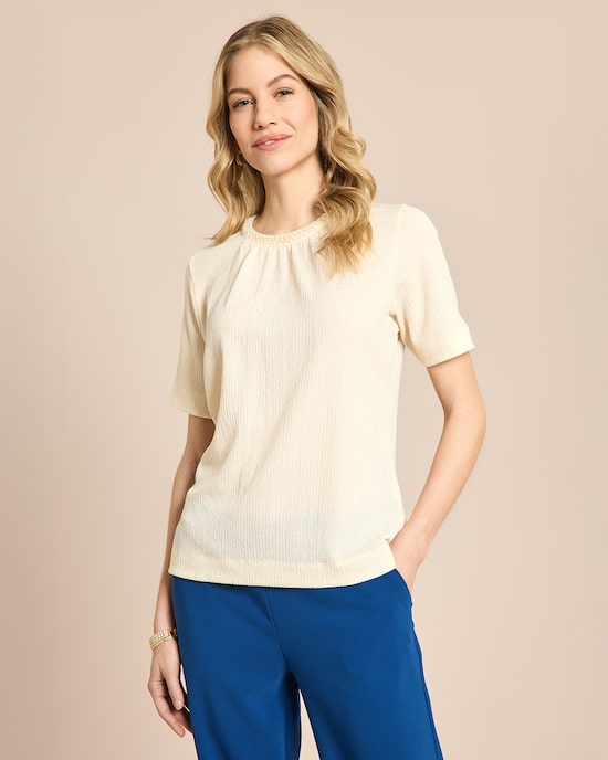 Produktabbildung für Blusenshirt mit Perlendeko