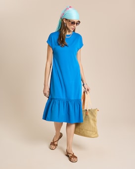 Produktabbildung für Jerseykleid mit Stufe