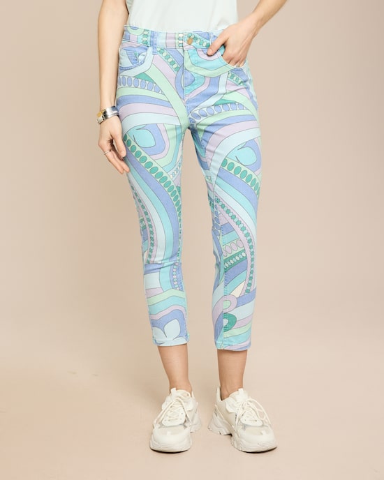 Produktabbildung für Slim Fit Jeans bedruckt