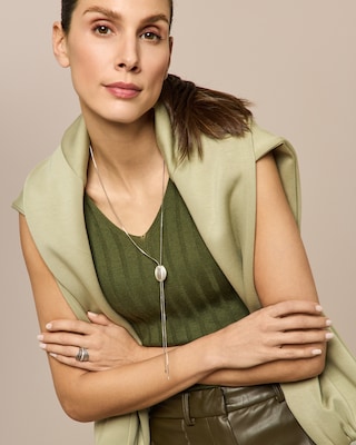 Produktabbildung 3 für Y-Collier mit Zirkonia