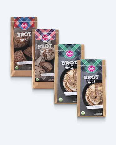 Produktabbildung für Brotbackmischung Spezial Set 4tlg.