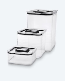 Produktabbildung für Vorratsdosen-Set quadratisch, 3tlg.