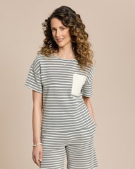Produktabbildung für Shirt mit Häkeltasche