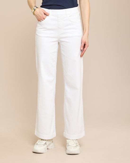 Produktabbildung für Wide Leg Jeans mit Rundumdehnbund
