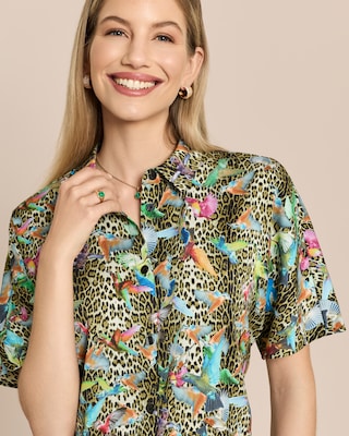 Produktabbildung 5 für Bluse mit Kurzarm bedruckt