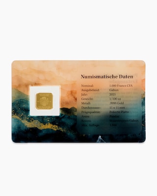 Produktabbildung 2 für Goldmünze Panda, Quadrat