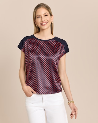 Produktabbildung 1 für Shirt aus Materialmix