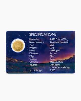 Produktabbildung 2 für Goldmünze II Love You to the Moon and Back 2025