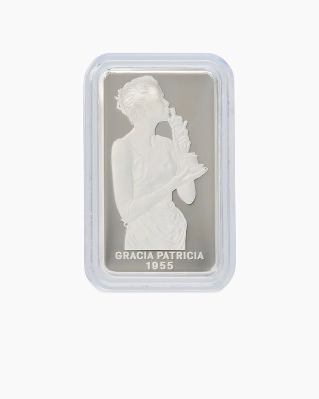 Silberbarren de Greef Édition Célébrités Grace Kelly