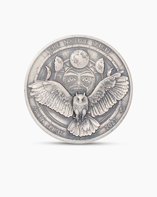 Produktabbildung für 1Oz Silber Native Spirit Eule 2023