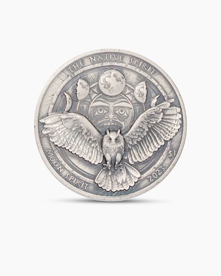 Produktabbildung 1 für 1Oz Silber Native Spirit Eule 2023