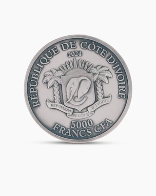 Produktabbildung 2 für Silbermünze de Greef Asia Edition Adler 2024