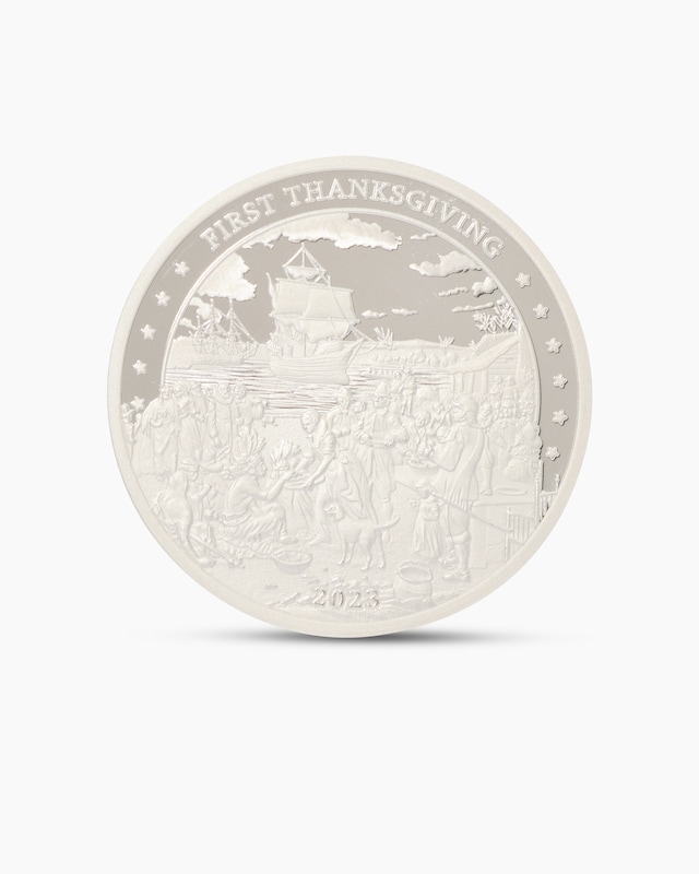Silbermünze 1. Thanksgiving 2023