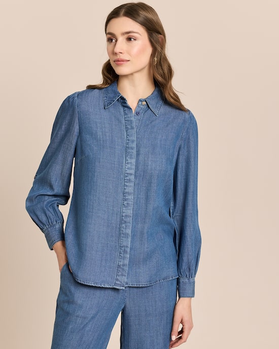 Produktabbildung für Bluse mit Ballonärmel