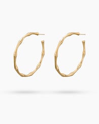 Produktabbildung für Creolen in Bambus-Optik