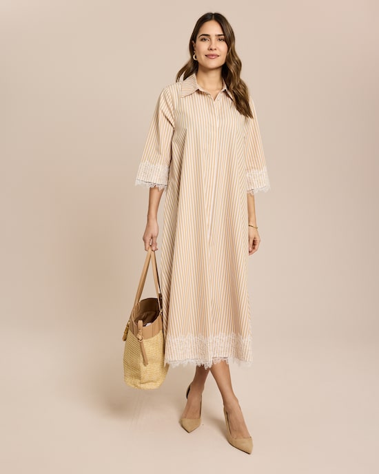 Produktabbildung für Kleid mit Spitzendetails