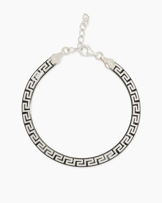 Produktabbildung für Heringbone-Armband mit Mäander-Muster