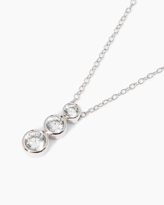 Produktabbildung für Kette + Anhänger mit Zirkonia