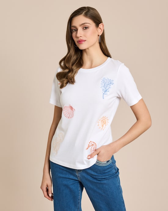 Produktabbildung für Shirt mit Stickerei