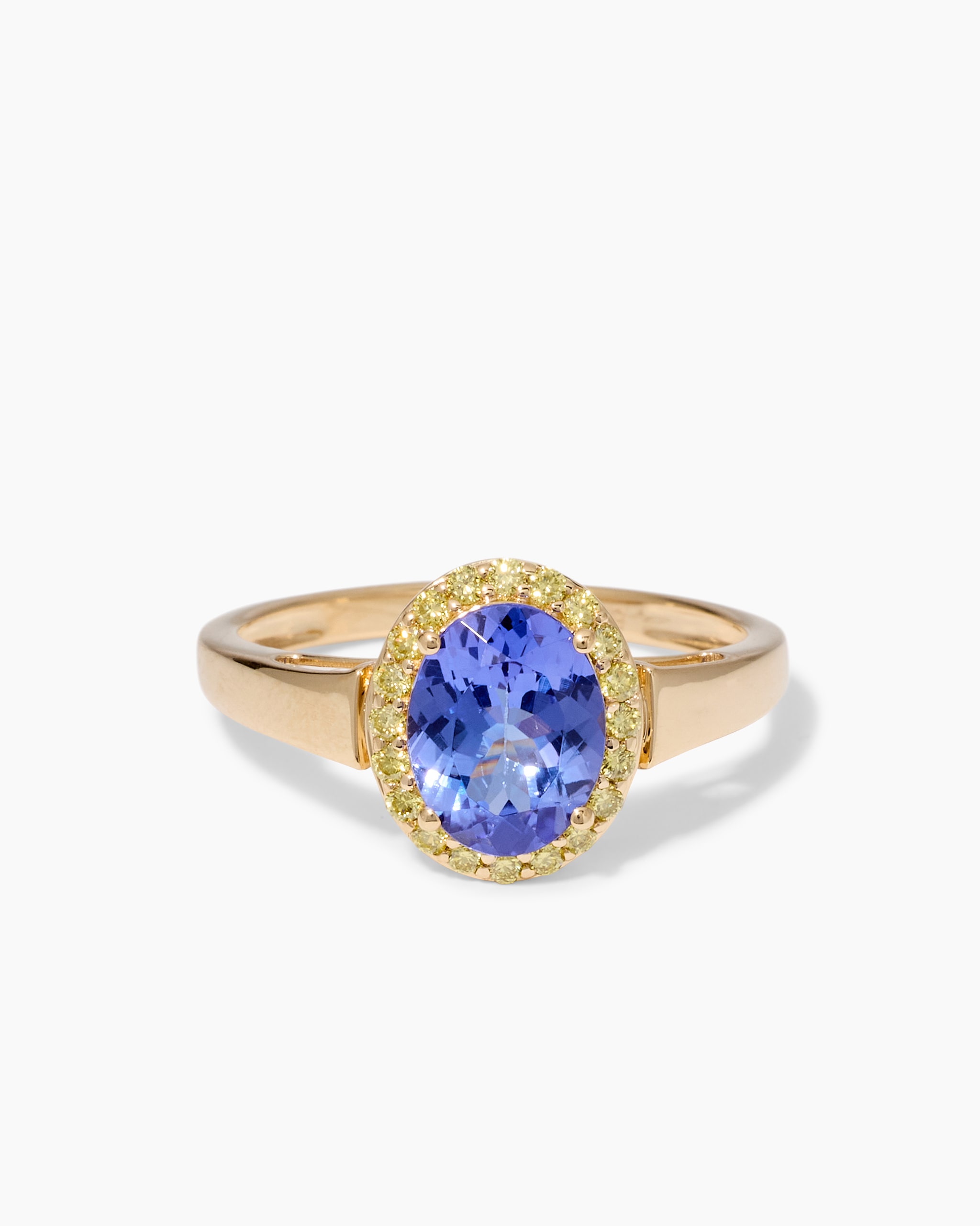 Produktabbildung für Ring mit Tansanit & Brillanten