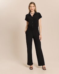 Produktabbildung für Jumpsuit mit Polokragen