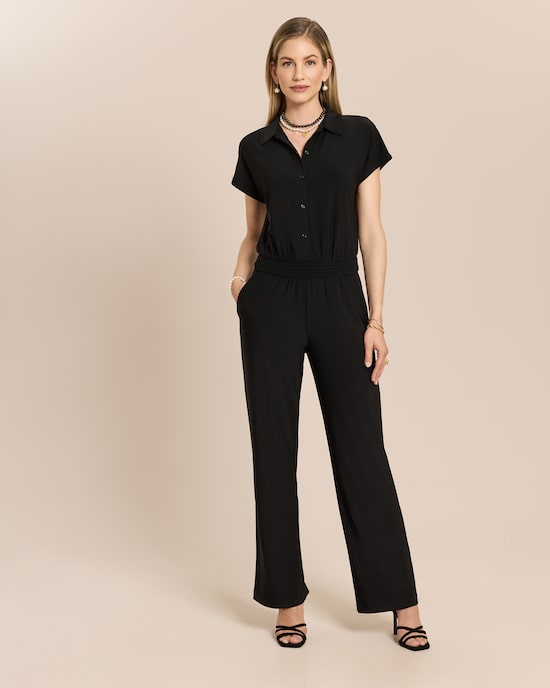 Produktabbildung für Jumpsuit mit Polokragen