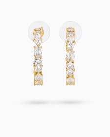 Produktabbildung für Creolen mit Zirkonia