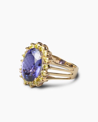 Produktabbildung 3 für Ring mit Tansanit & Brillanten