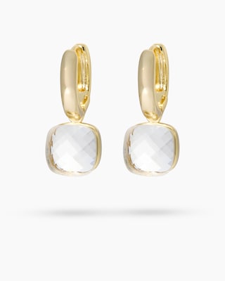 Produktabbildung 2 für Ohrhänger mit Glasstein