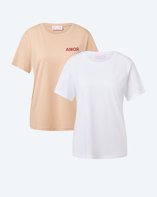Produktabbildung für Doppelpack Shirt mit Print