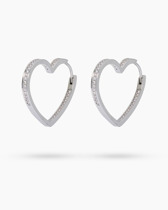 Produktabbildung für Creolen mit Zirkonia