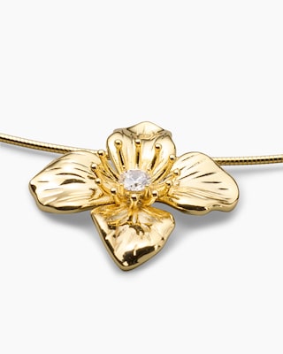 Produktabbildung 3 für Omegareif mit Blüten-Anhänger