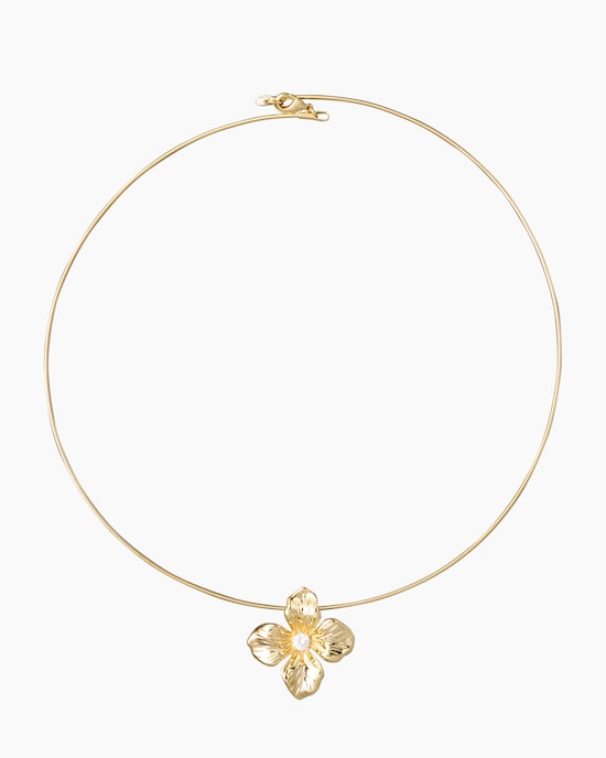 Produktabbildung für Omegareif mit Blüten-Anhänger