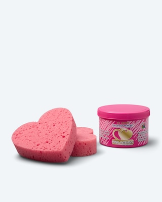 Produktabbildung 1 für Pink Intensiv Reinigungspaste + 2 Herzschwämme