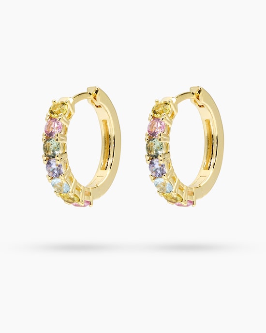 Produktabbildung für Creolen mit Zirkonia