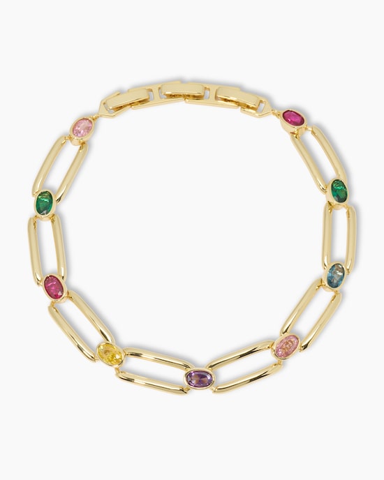 Produktabbildung für Armband mit bunten Zirkonia