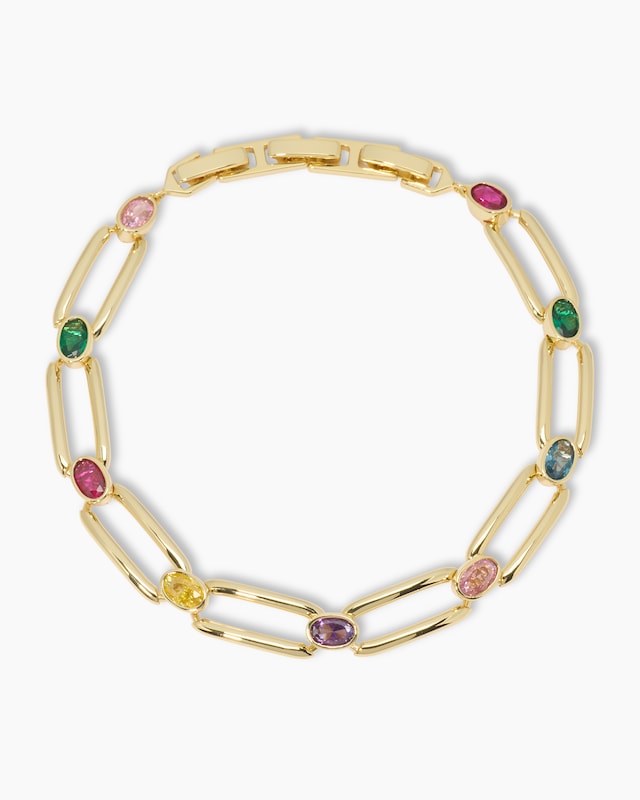 Armband mit bunten Zirkonia