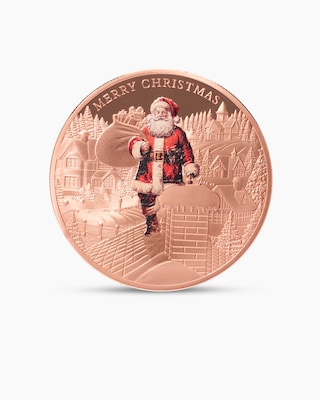 Produktabbildung 1 für Kupfermünze Santa Claus