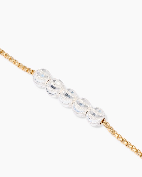 Produktabbildung für Armband mit Slider-Kugeln "Moonshine"