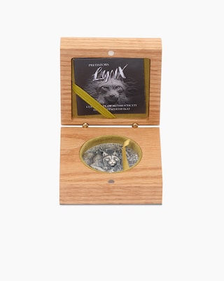 Produktabbildung 3 für Silbermünze De Greef "Predators"Luchs