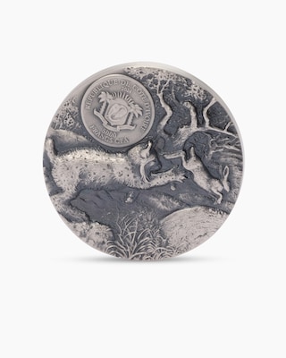 Produktabbildung 2 für Silbermünze De Greef "Predators"Luchs