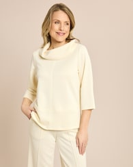 Produktabbildung für Seidentraum Shirt mit Schalkragen